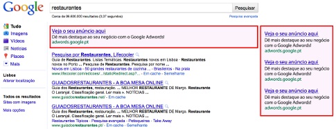 google adwords portugal