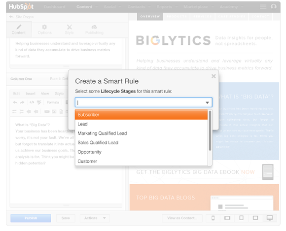Hubspot Smart Content Hubspot Smart Content