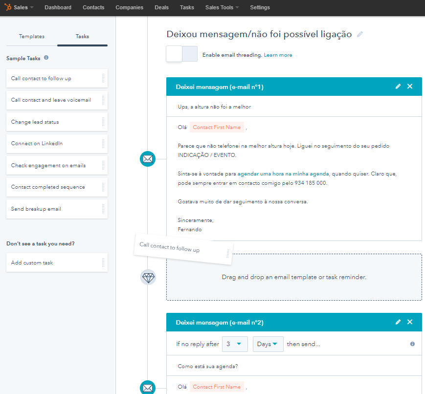 Como o HubSpot Sales Hub Pode Transformar a Sua Equipa de Vendas
