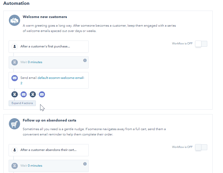 Shopify configurações gif